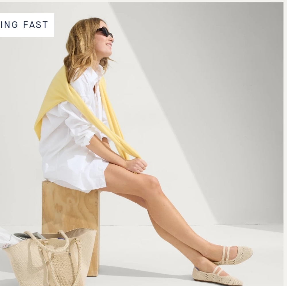 Rothy's Cream Flats